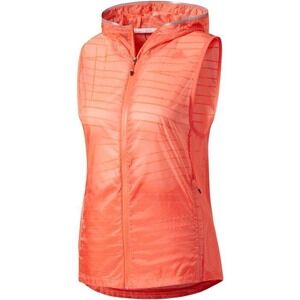 Adidas Supernova Womens Running Vest Orange Hooded Full Zip Mesh S10103